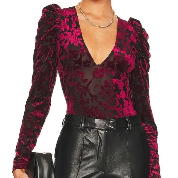 Free People Magic Hour Bodysuit in black - Picture 1 of 7